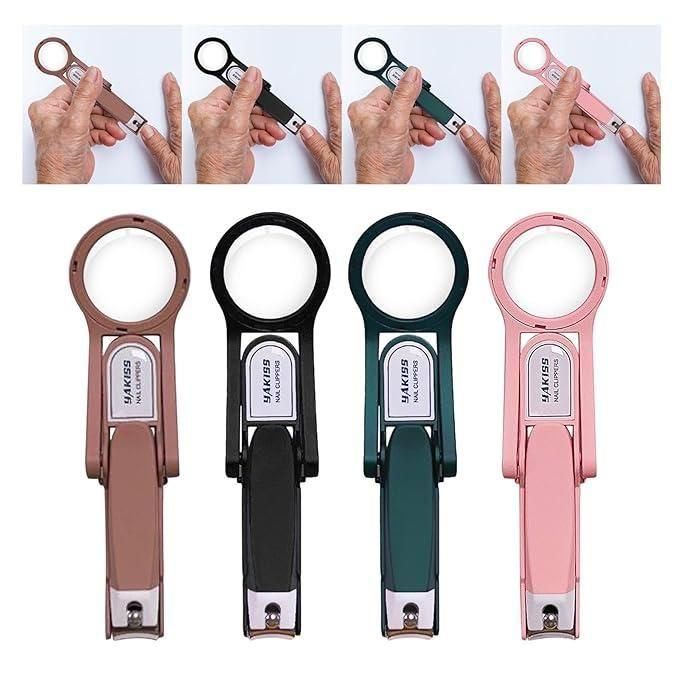Nail Clipper with Magnifying Glass (Precision Trim)