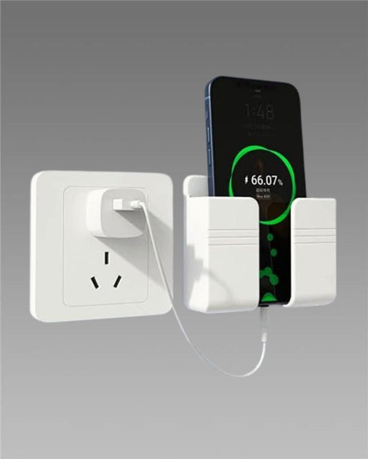 Wall Mounted Mobile Holder with Adhesive (Charging Shelf)