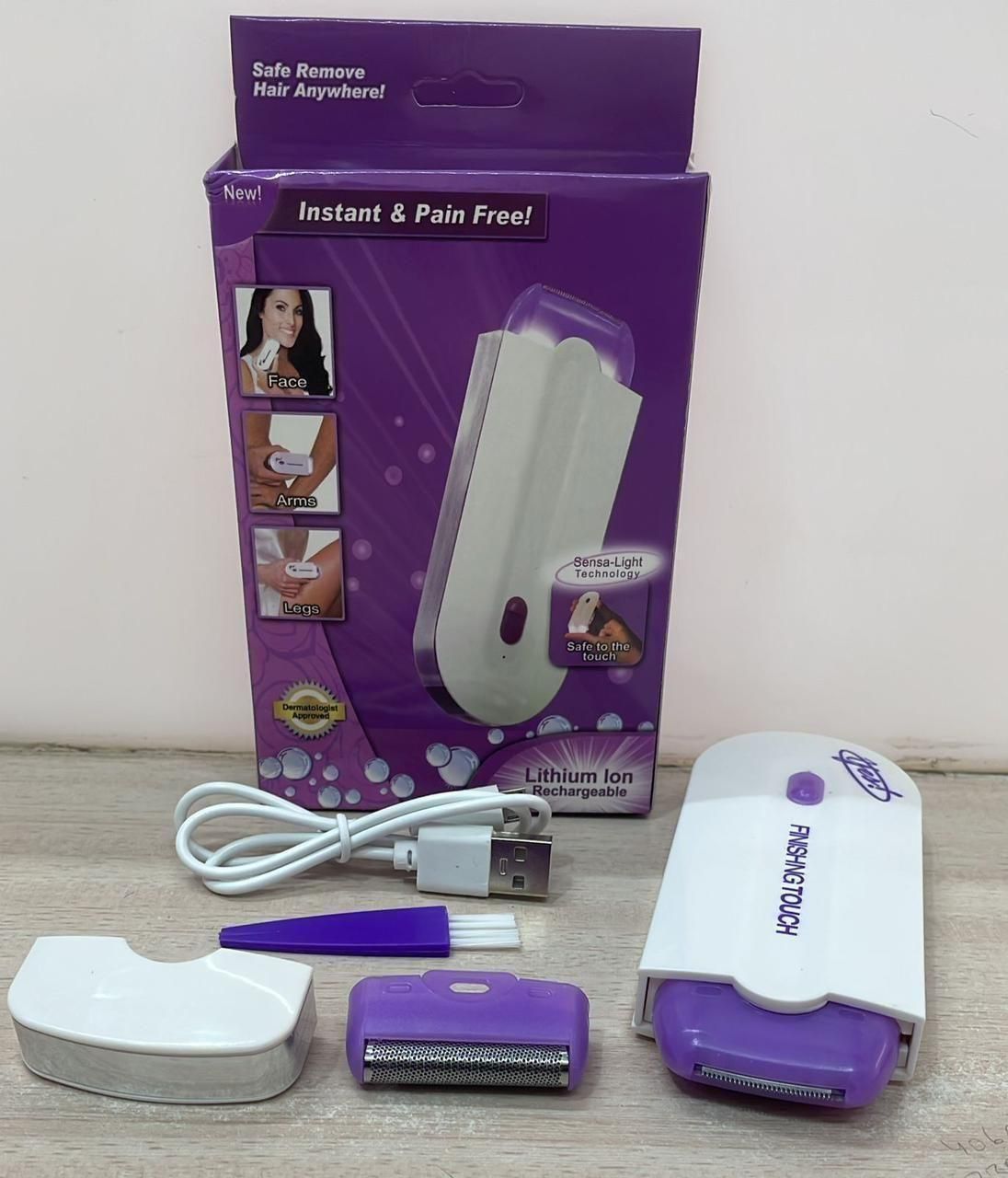 Painless Rechargeable Facial & Body Hair Trimmer