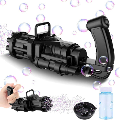 8-Hole Automatic Bubble Gun with Lights