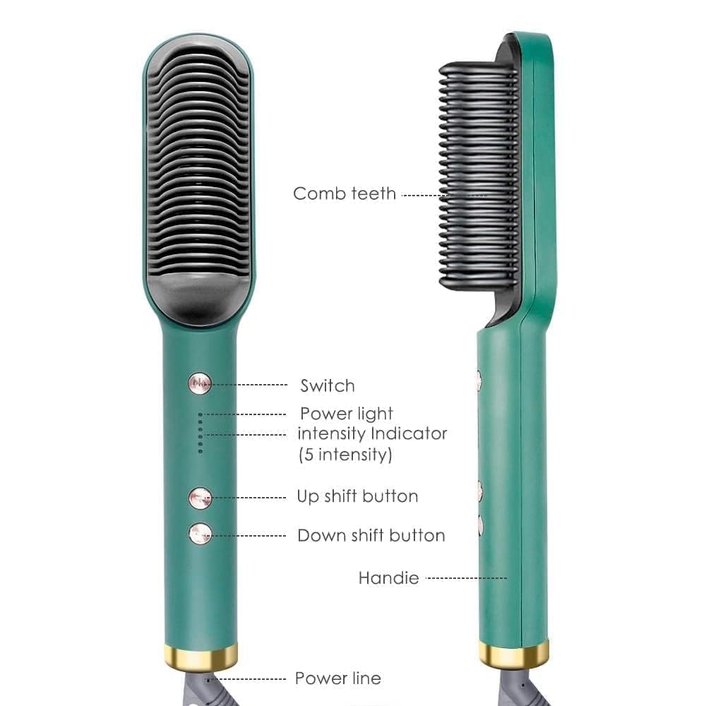SilkStraight Hair Brush – 2-in-1 Ceramic Hair Straightener