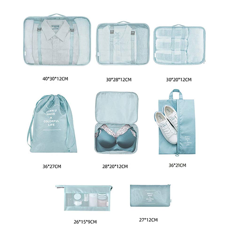 Travel Packing Cubes (8 Pcs Set)