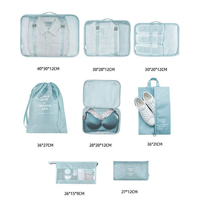 Travel Packing Cubes (8 Pcs Set)