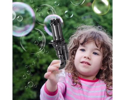 8-Hole Automatic Bubble Gun with Lights