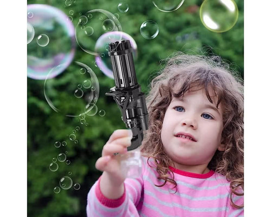 8-Hole Automatic Bubble Gun with Lights