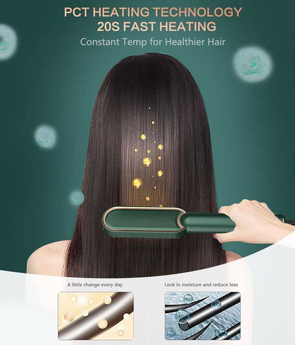 SilkStraight Hair Brush – 2-in-1 Ceramic Hair Straightener