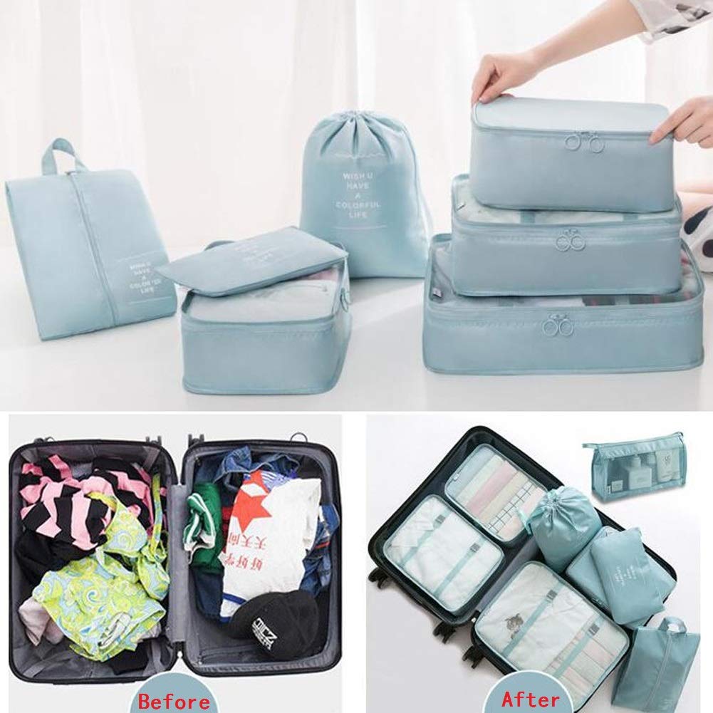 Travel Packing Cubes (8 Pcs Set)
