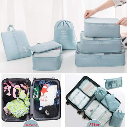 Travel Packing Cubes (8 Pcs Set)