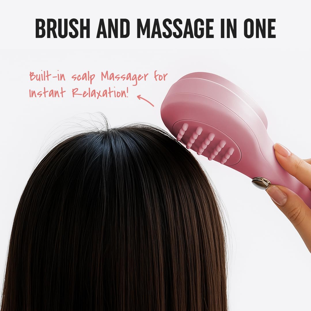 ScalpEase Self-Cleaning Hair Brush