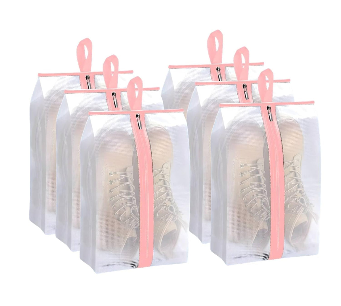Transparent Shoe Storage Bags (6 Pcs Set)