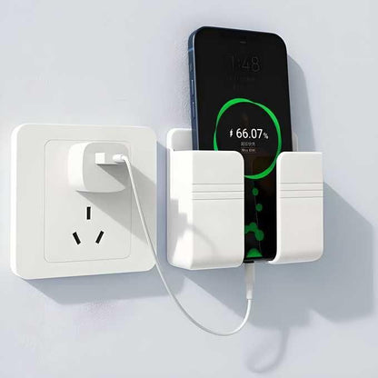 Wall Mounted Mobile Holder with Adhesive (Charging Shelf)