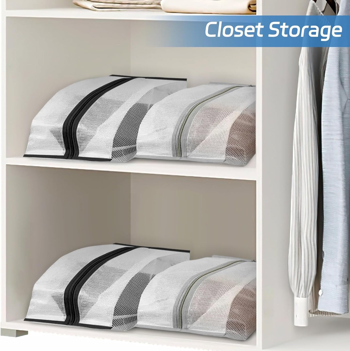 Transparent Shoe Storage Bags (6 Pcs Set)