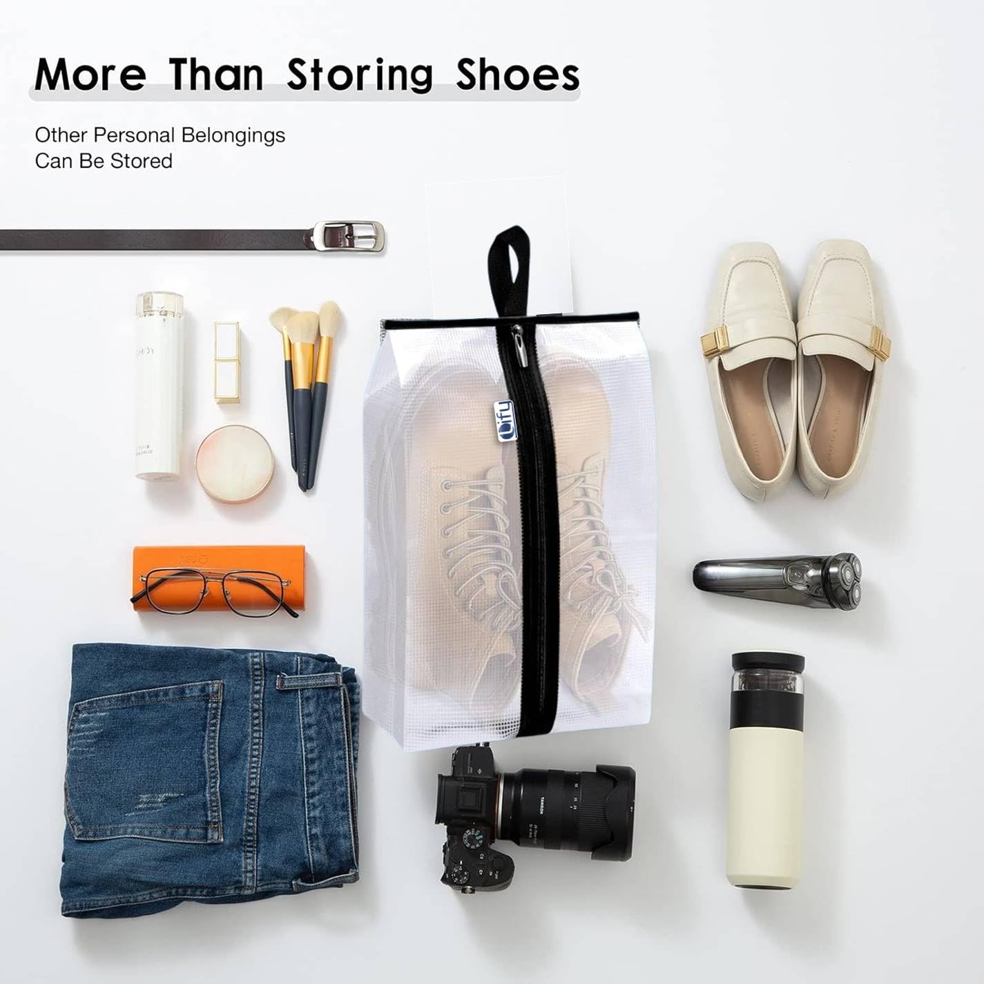 Transparent Shoe Storage Bags (6 Pcs Set)