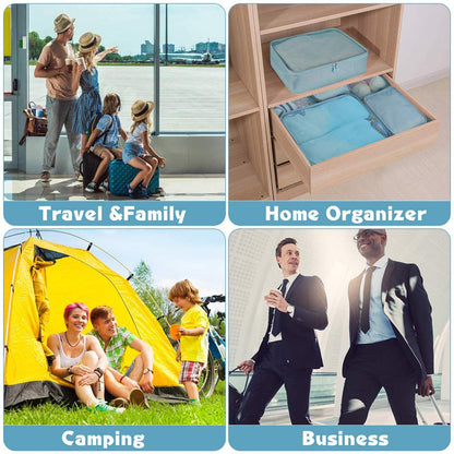 Travel Packing Cubes (8 Pcs Set)