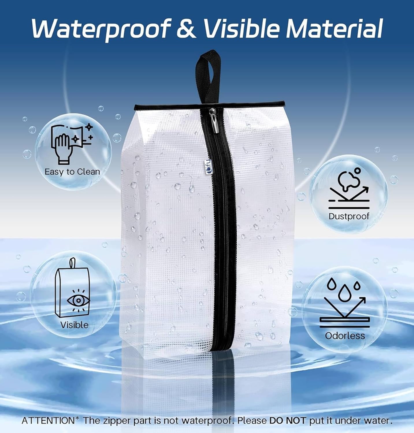 Transparent Shoe Storage Bags (6 Pcs Set)