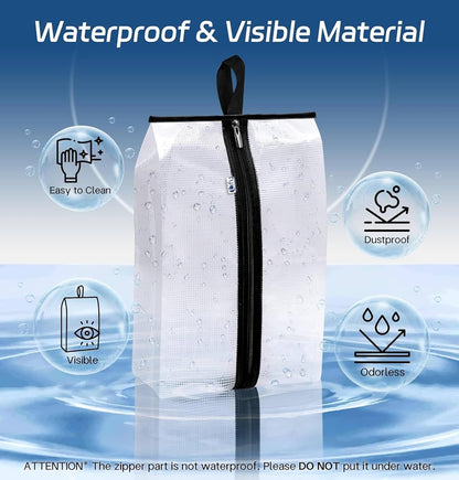 Transparent Shoe Storage Bags (6 Pcs Set)