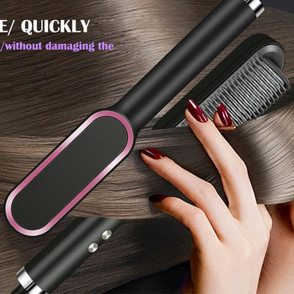 SilkStraight Hair Brush – 2-in-1 Ceramic Hair Straightener