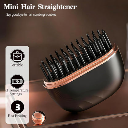Grabary™ Mini Wireless Hair Straightening Comb