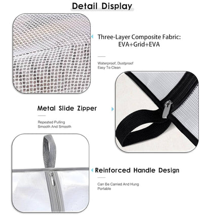 Transparent Shoe Storage Bags (6 Pcs Set)