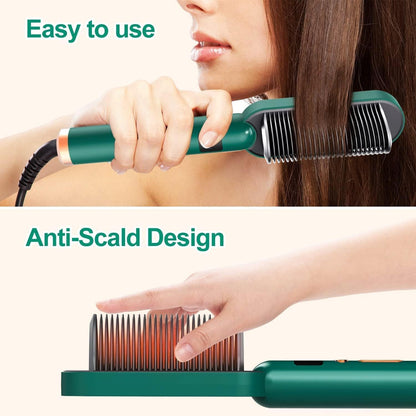 SilkStraight Hair Brush – 2-in-1 Ceramic Hair Straightener