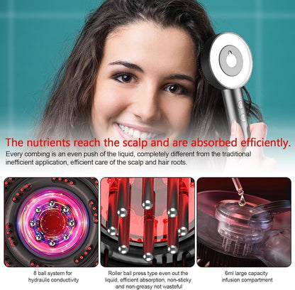 3-in-1 Electric Scalp Massage & Hair Oil Applicator