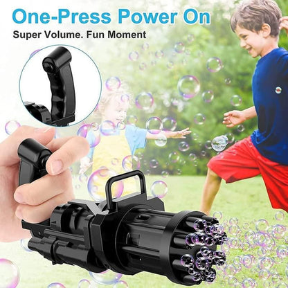 8-Hole Automatic Bubble Gun with Lights