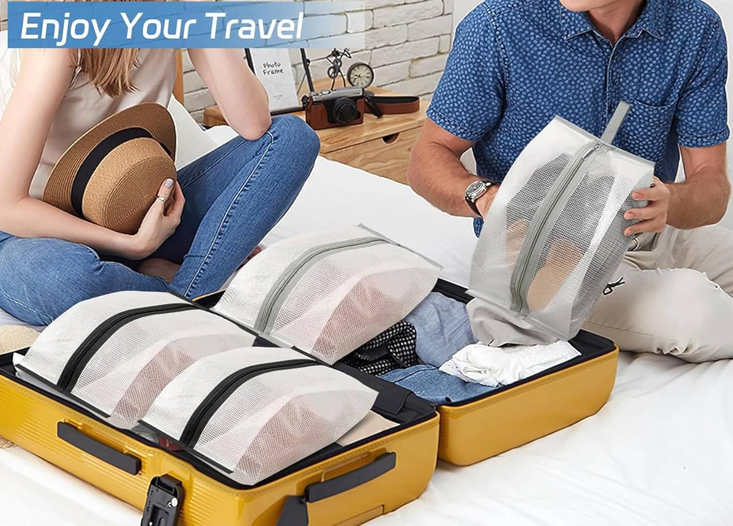 Transparent Shoe Storage Bags (6 Pcs Set)