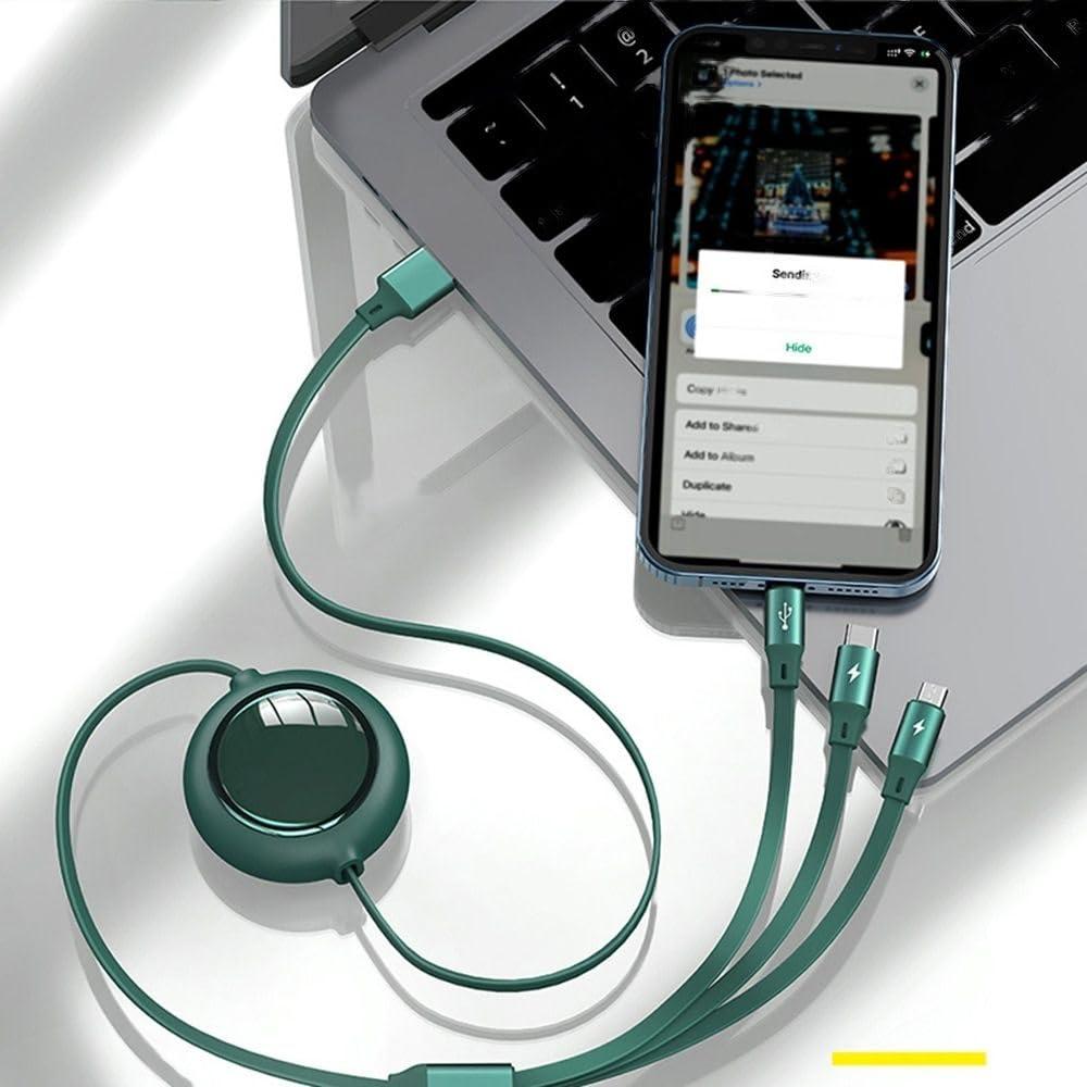 3-in-1 Fast Charging Cable (Type-C / Micro USB / Lightning)