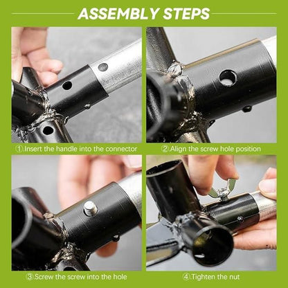 3-in-1 Multipurpose Garden Flat Shovel | Digging, Cutting & Soil Leveling Tool