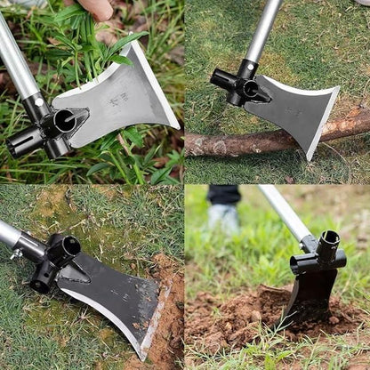 3-in-1 Multipurpose Garden Flat Shovel | Digging, Cutting & Soil Leveling Tool