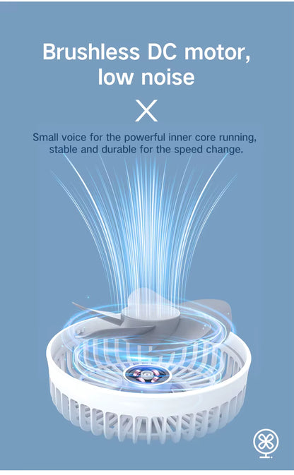 Dual Mist Cooling Fan – Instant Spray Cooler ❄️