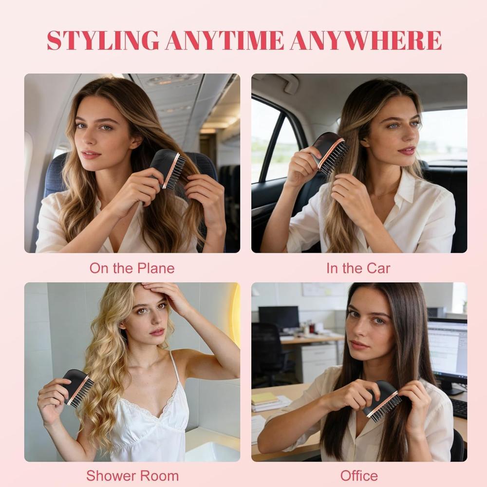 Grabary™ Mini Wireless Hair Straightening Comb